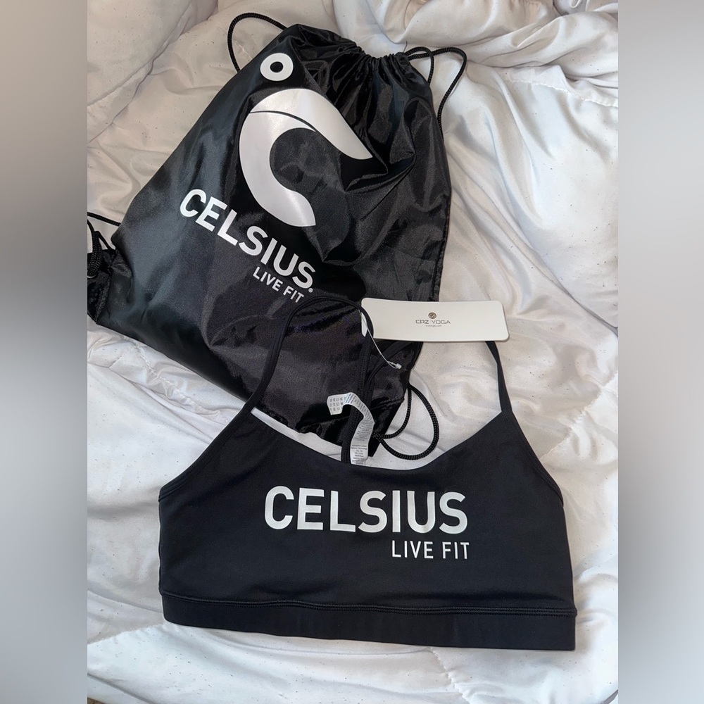 Crz Yoga Celsius sports bra + gym bag!